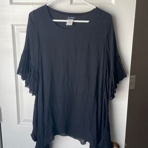 Sassybling Bohemian Style Ruffle Tunic - Size S